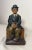 Wood Rare Antique Hand Carved Wood Charlie Chaplin German Whistler Sculpture Statue For Sale - Image 7 of 11