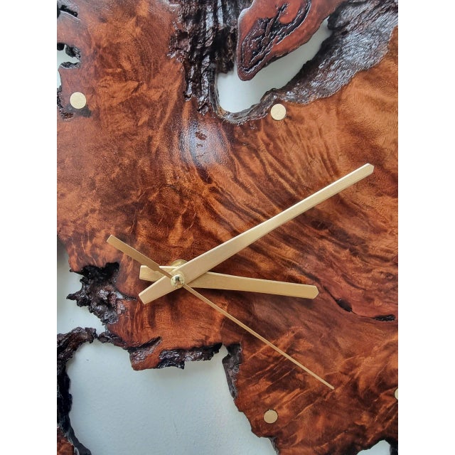 This one-of-a-kind handcrafted driftwood wall clock is both a functional timepiece and a sculptural work of wall art....