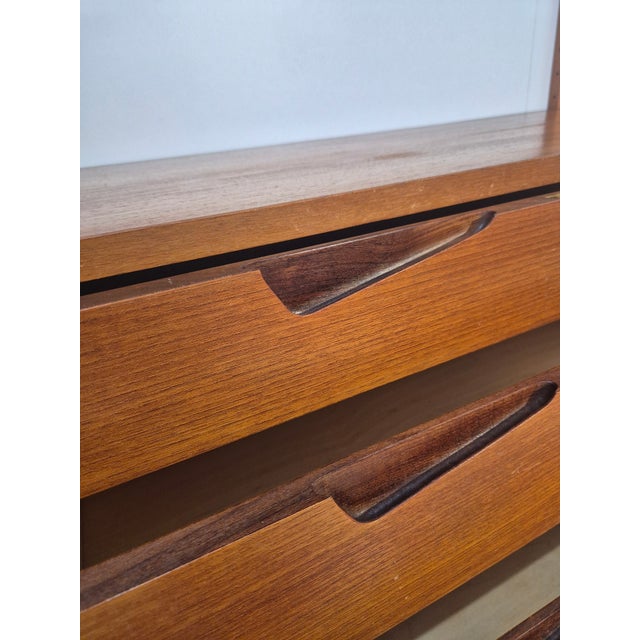 Brown Rival Teak Storage Cabinet by Kjell Riise, 1960s For Sale - Image 8 of 13