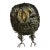 1960's Brutalist Owl Metal Figurine C Jere Bustamante Style For Sale