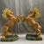 Mid 20th Century Monumental Pair of Vintage Cloisonné Enamel Rearing Horses For Sale - Image 5 of 9
