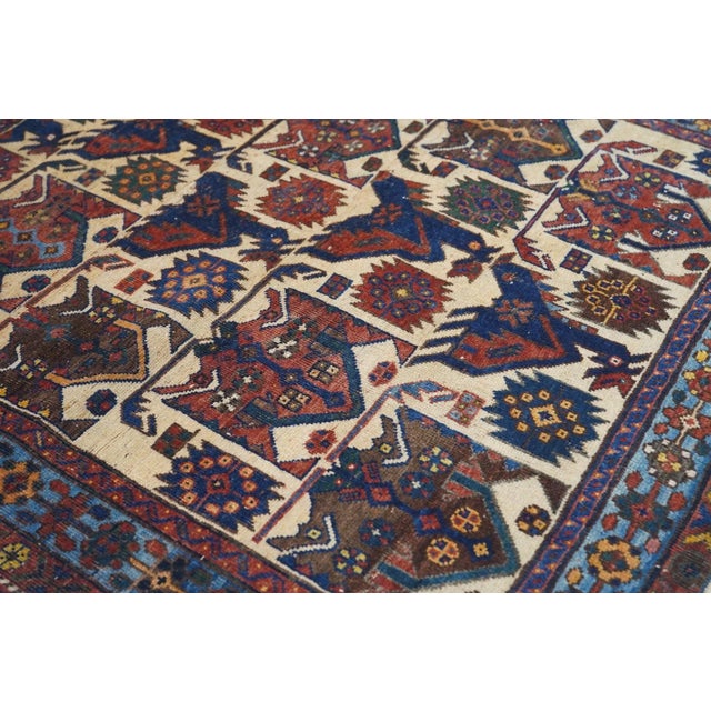 Antique Afshar Rug 3'5'' x 3'7'' For Sale In New York - Image 6 of 10