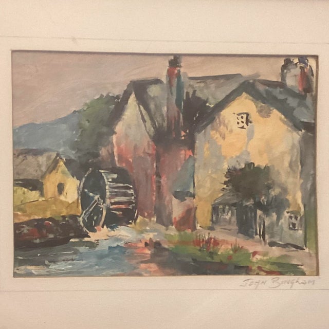 American Water Wheel Painting by John Bingham For Sale - Image 3 of 6