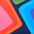 Holland Geibel "Can't Stand Still" Contemporary Pink, Blue, Green, & Orange Hard-Edge Abstract, 2025 For Sale