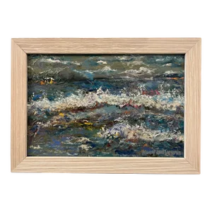 Contemporary, Original, Expressionist, Seascape, Oil Painting, by Van Ness