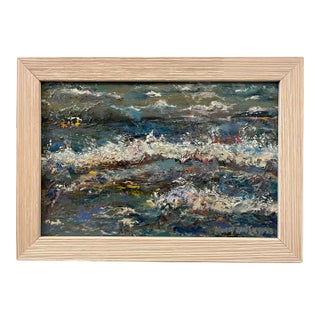 Contemporary, Original, Expressionist, Seascape, Oil Paintings, by Van Ness For Sale