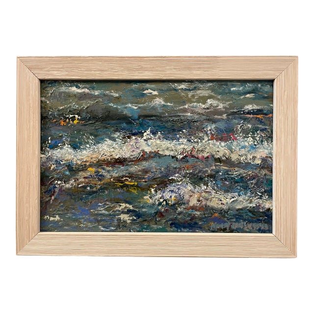 Contemporary, Original, Expressionist, Seascape, Oil Paintings, by Van Ness For Sale