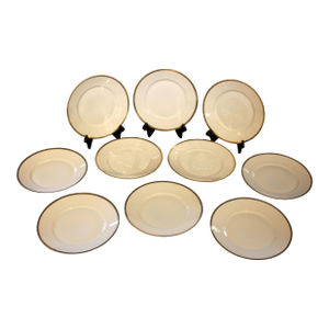 C. 1915-30 Set of 10 Dinner Plates in Rosenthal's "Donatello" Design