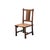 Asian Zen Oriental Straight Legs Bars Backrest Solid Wood Chair For Sale - Image 3 of 9