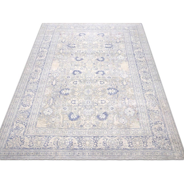 1940s 1940s Persian Tabriz Rug For Sale - Image 5 of 5