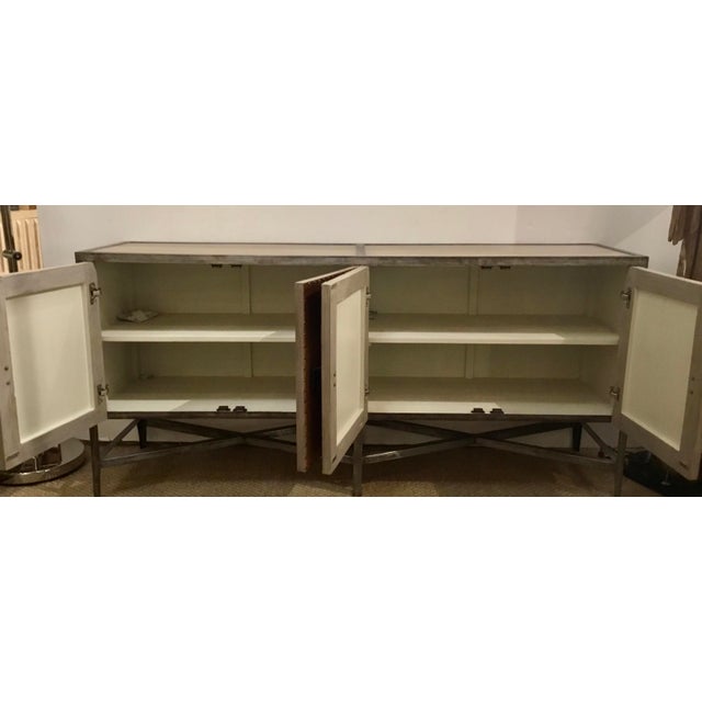 Modern Hair on Hide Sideboard Chairish