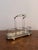 Antique Edwardian Glass Decanters and Silver Plated Stand, 1900, Set of 4 For Sale - Image 6 of 7