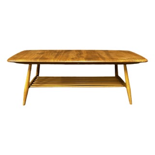 Windsor 459 Light Elm Coffee Table by Lucian Ercolani for Ercol, 1960s For Sale