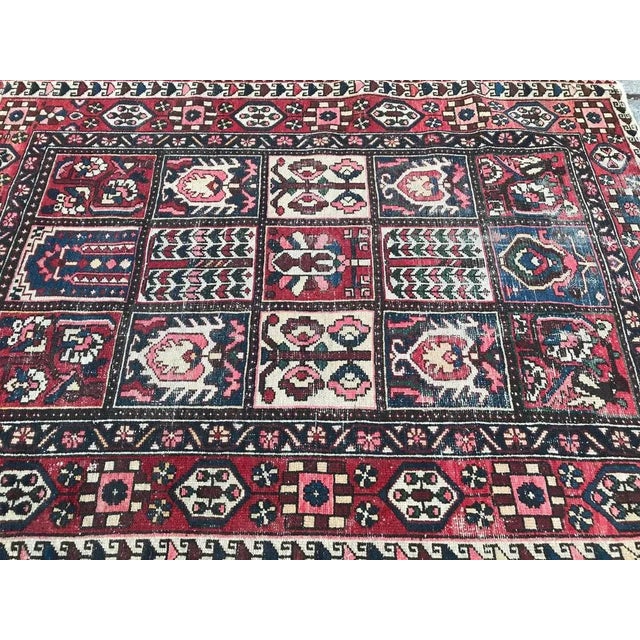 Vintage Wool Bakhtiar Rug, 1960s For Sale - Image 9 of 11