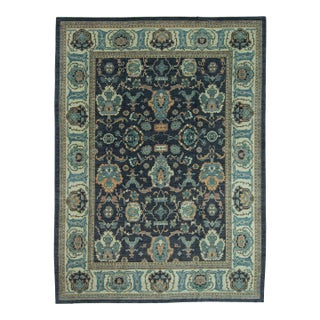 Turkish Oushak Antique Look Rug 12'9" x 17'8" #20063 For Sale