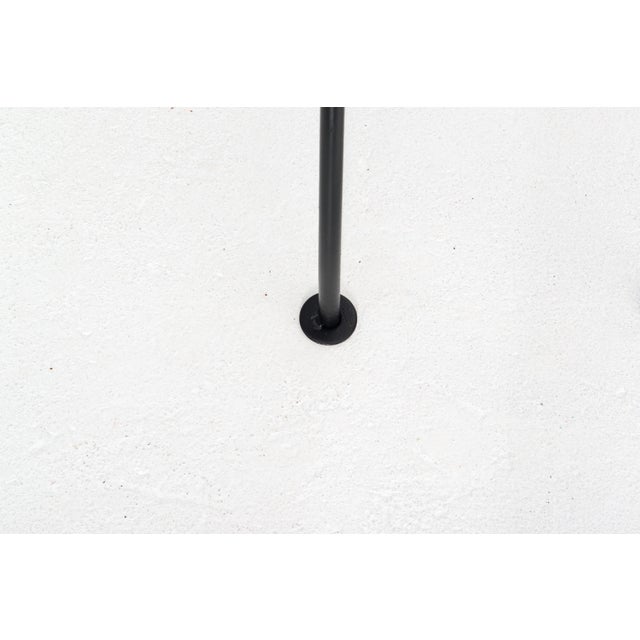 Pair Wrought Iron Salterini style Black Benches For Sale - Image 10 of 10