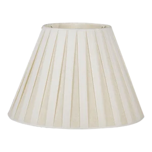 Bunny Williams Home Box Pleat Linen Lampshade, Large