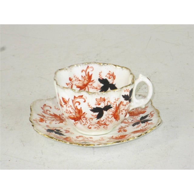 Antique, Paragon China, Teacup & Saucer Gold Gilt, Fine Bone China, England Porcelain For Sale - Image 12 of 12