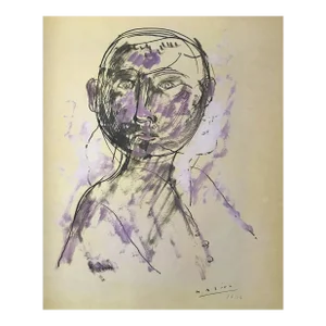 1960 Marino Marini 4 Study for Rider Gentiluomo Cavallo