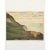 An excellent large full-color print after Impressionist painting "Seascape at Port-En-Bressin, Normandy" by Georges...