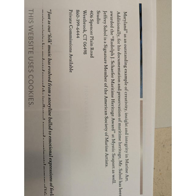 Jeffrey Sabol Oil Painting For Sale - Image 9 of 12