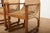 Arts and Crafts Oak Armchairs with Velour Upholstery, Set of 2 For Sale - Image 3 of 13