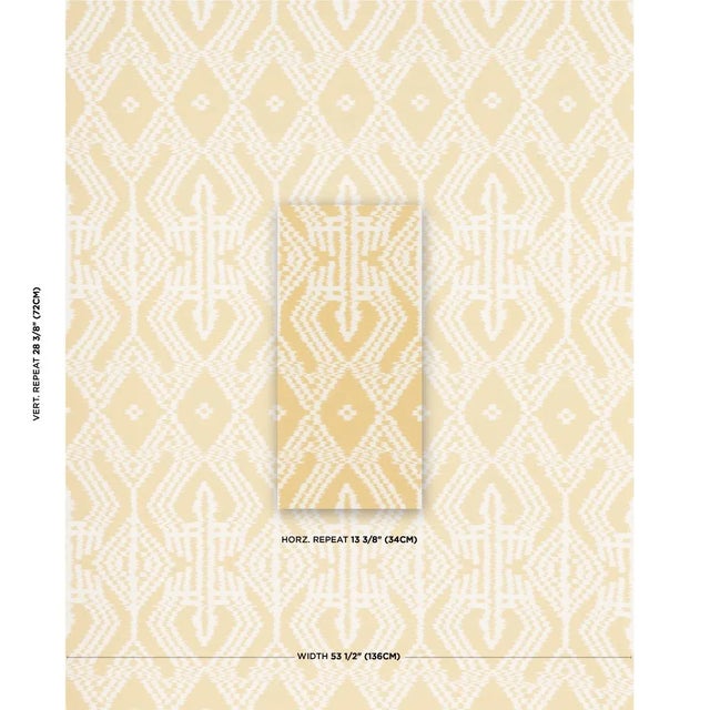 This relaxed, contemporary ikat is printed on unbleached linen. With a substantial weight and sophisticated palette, it's...