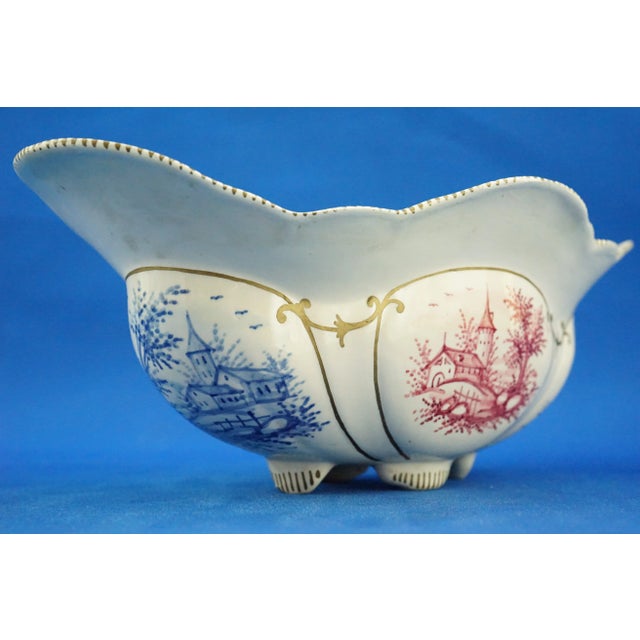 Antique Art Nouveau Ceramic Vase Centerpiece by Angelo Minghetti, 1890s For Sale - Image 12 of 18