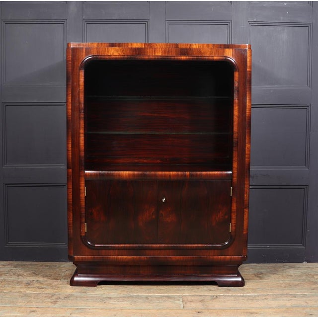 Art Deco Display Cabinet in Rosewood, 1930 For Sale - Image 15 of 16