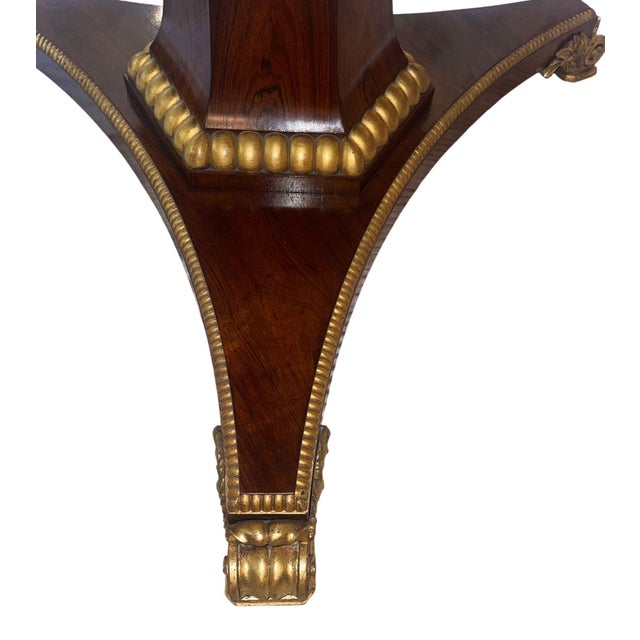 Late 19th Century English Pedestal Table For Sale - Image 4 of 10