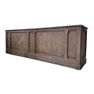 Oak Trade Counter, 1950s For Sale