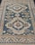 Textile Blue Oushak Rug With Geometric Medallion Design 5' 5" X 8' 10" For Sale - Image 7 of 14