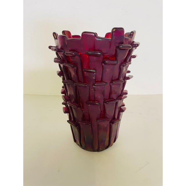 Venini Ritagli Model Vase by Fulvio Bianconi, 1998 For Sale - Image 4 of 11