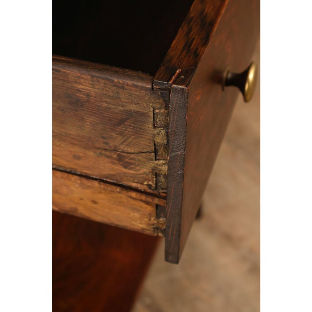 Antique Arts And Crafts Style Solid Oak Console Table With Drawer For Sale - Image 4 of 18