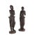 Antique Figurines in Wood, Burma, Early 20th Century, Set of 2 For Sale - Image 10 of 10