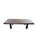 Sculptural Suar Wood Coffee Table With Espresso Burnt Finish, Carved Detail For Sale - Image 6 of 8