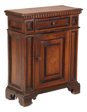 Baroque Bedside Table in Walnut