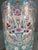 Chinese Vintage Chinese Style Raised Floral Pattern Porcelain Table Lamp For Sale - Image 3 of 9
