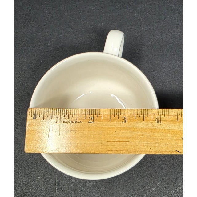 Ceramic Vintage EnglishMid-Century Modern Churchill Willow English Cottage Mugs-Set of 6 For Sale - Image 7 of 8