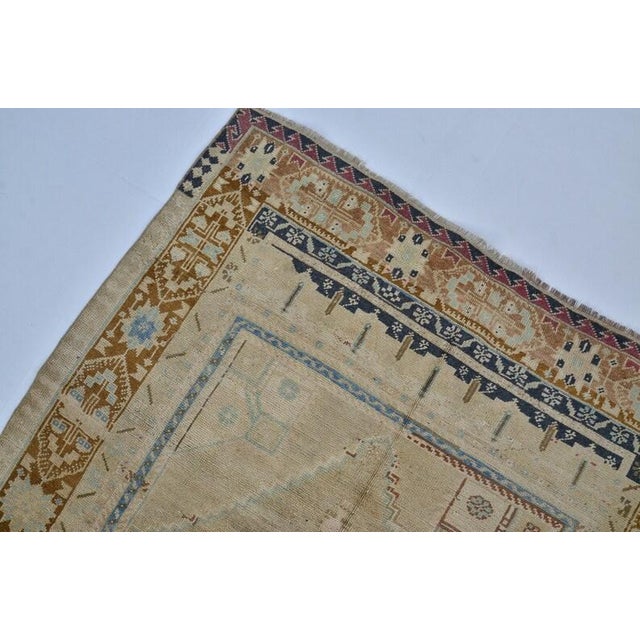 Vintage Turkish Rug, Japandi Style Neutral Area Rug For Sale - Image 10 of 10