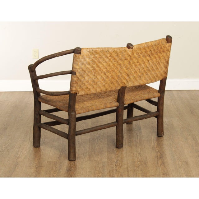 Indiana Hickory Furniture Antique Hoop Settee Chairish