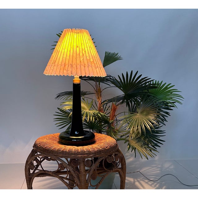 This high quality glass table light was created by the renown Danish designer Michael Bang (1942-2013) for the famous...