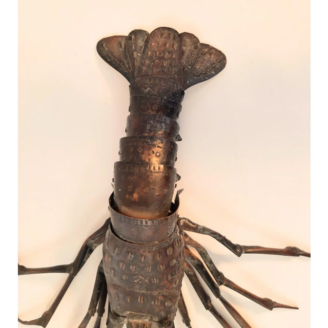 Edo Okimono Bronze Reticulated Rock Lobsters Signed For Sale - Image 10 of 13