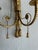 Pair of Antique Italian Carved Wood Candle Power Neoclassical Wall Sconces. For Sale In West Palm - Image 6 of 7