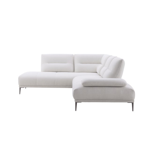 Textile Manhattan Right Chaise Sectional Sofa With Adjustable Backrests For Sale - Image 7 of 12