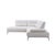Textile Manhattan Right Chaise Sectional Sofa With Adjustable Backrests For Sale - Image 7 of 12