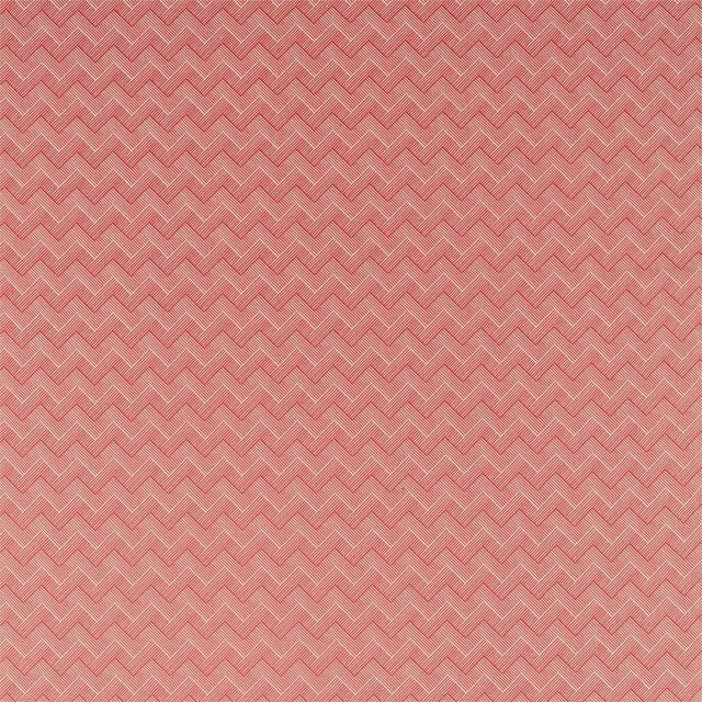 Sanderson Nelson Fabric in Bengal Red For Sale