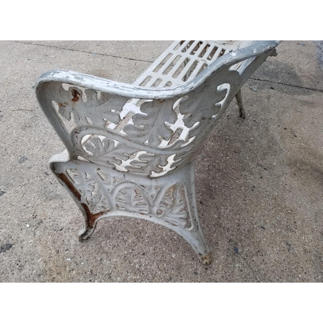 Antique Cast Iron Garden Bench Photos