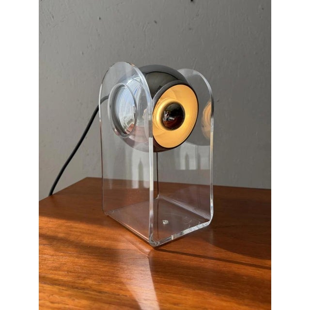 Vintage Space Age Table Lamp by Gino Sarfatti, 1970s For Sale - Image 11 of 11