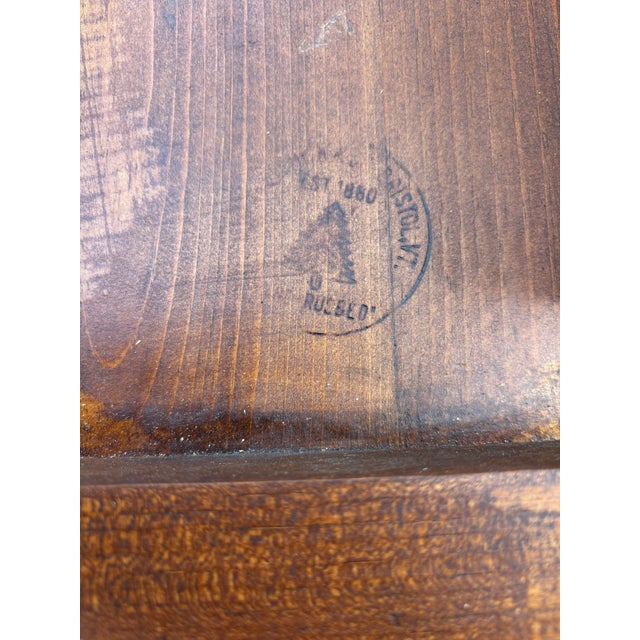 1960s Drake, Smith & Co. High Quality Table Builders - Bristol, Vermont. Solid Knotty Pine. For Sale - Image 11 of 12